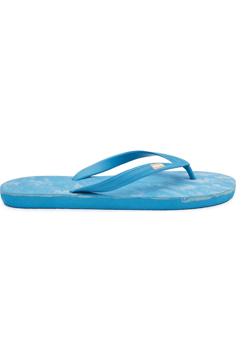 Feelgoodz Men’s Classicz Remix Natural Rubber Flip-Flop Thong Sandals, Alternate, color, Marlin