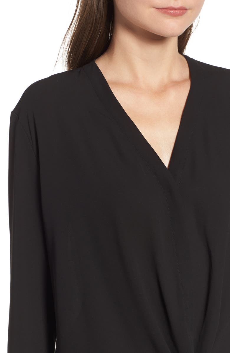 Chelsea28 Drape Front Top, Alternate, color,
