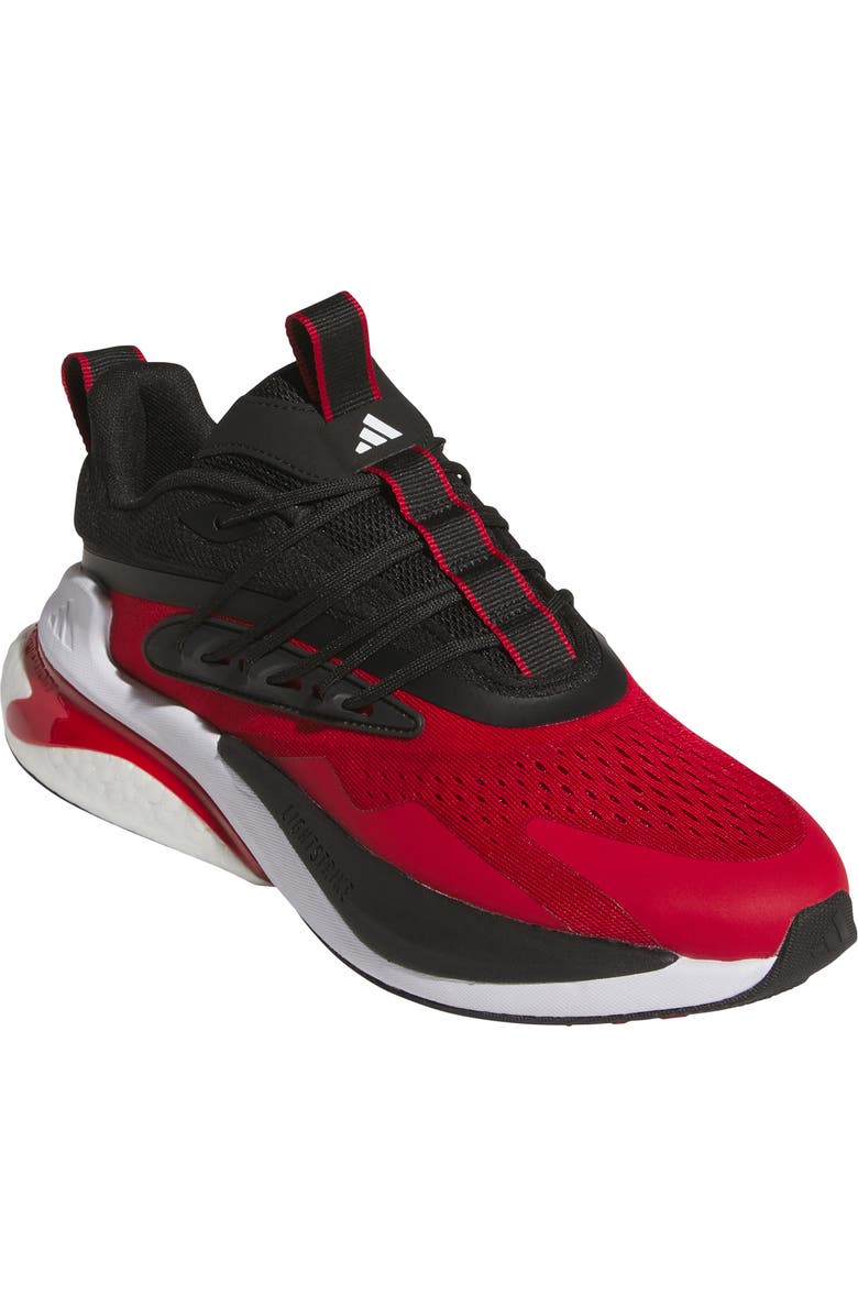 adidas Alphaboost v2 Team Colors Running Shoe, Main, color, Team Power Red/ Black/ White