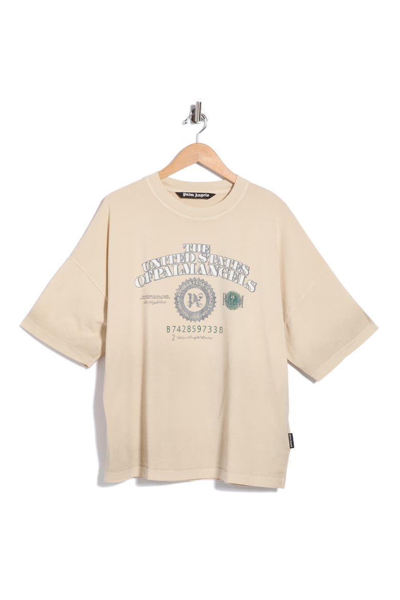 Graphic T-Shirt, Main, color, IVORY/BLACK