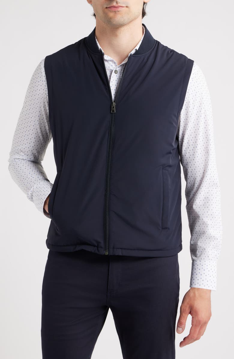 W.R.K Water Resistant Stretch Nylon Vest, Alternate, color, Navy