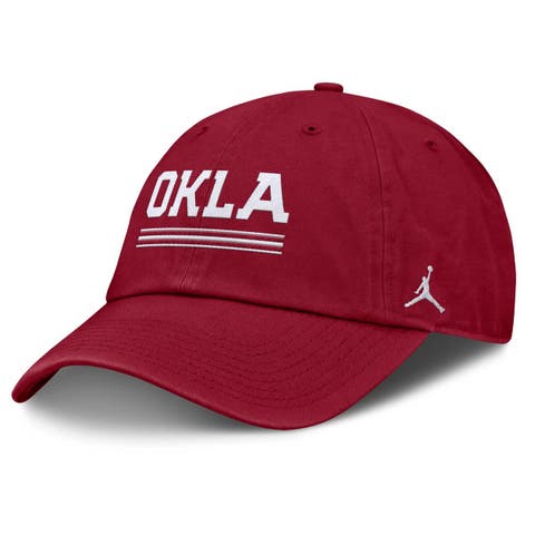 Men's Jordan Brand Crimson Oklahoma Sooners Club Campus Adjustable Hat