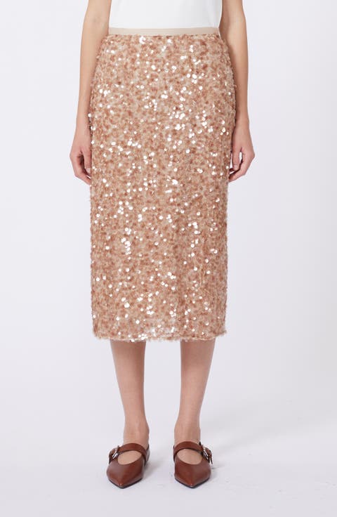 Docchio Sequin Midi Skirt