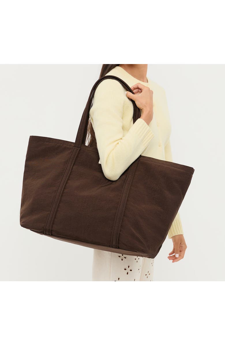Loeffler Randall Dina Travel Tote, Alternate, color, Chocolate
