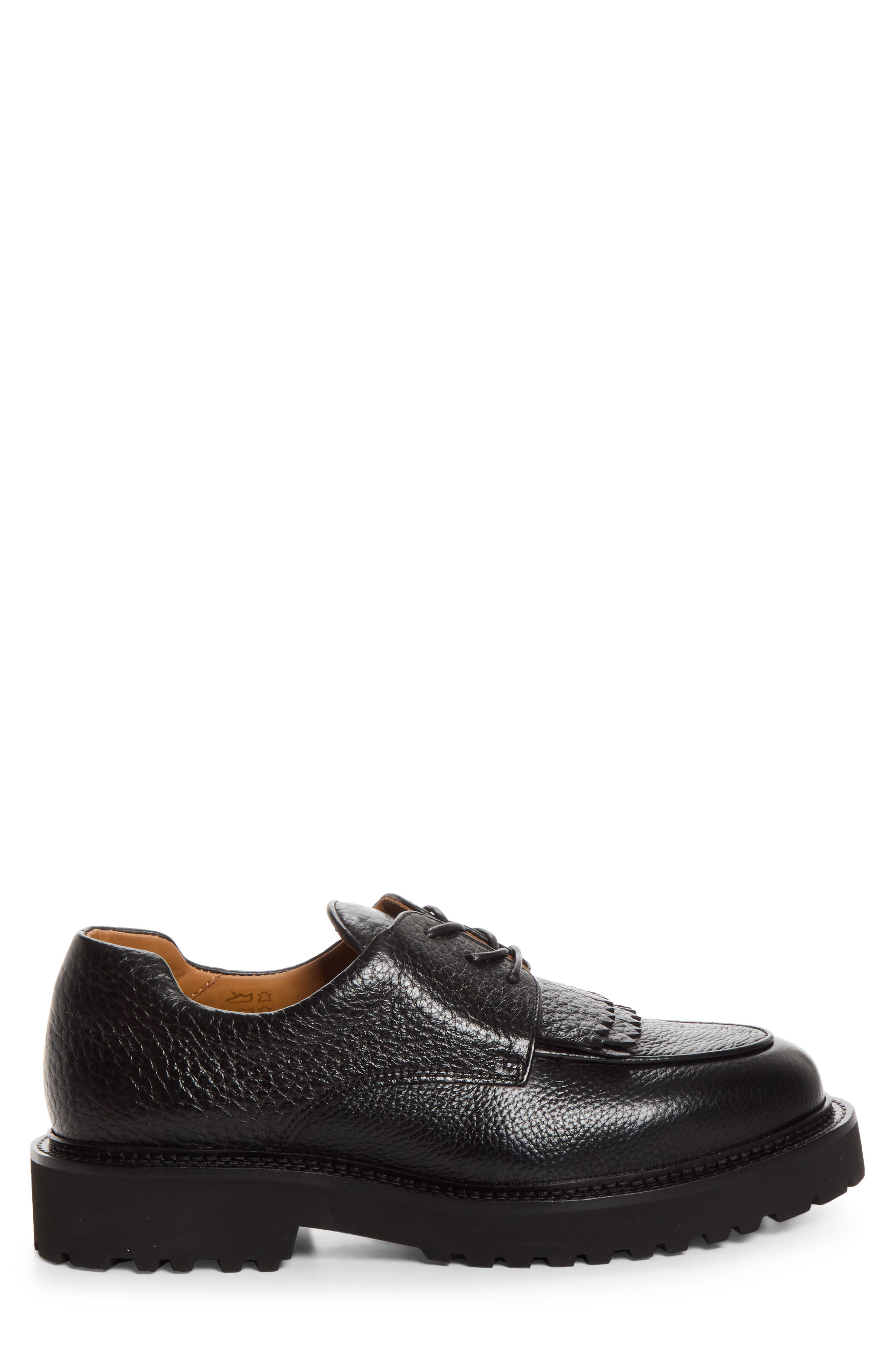 Max Kiltie Derby, Alternate, color, BLACK