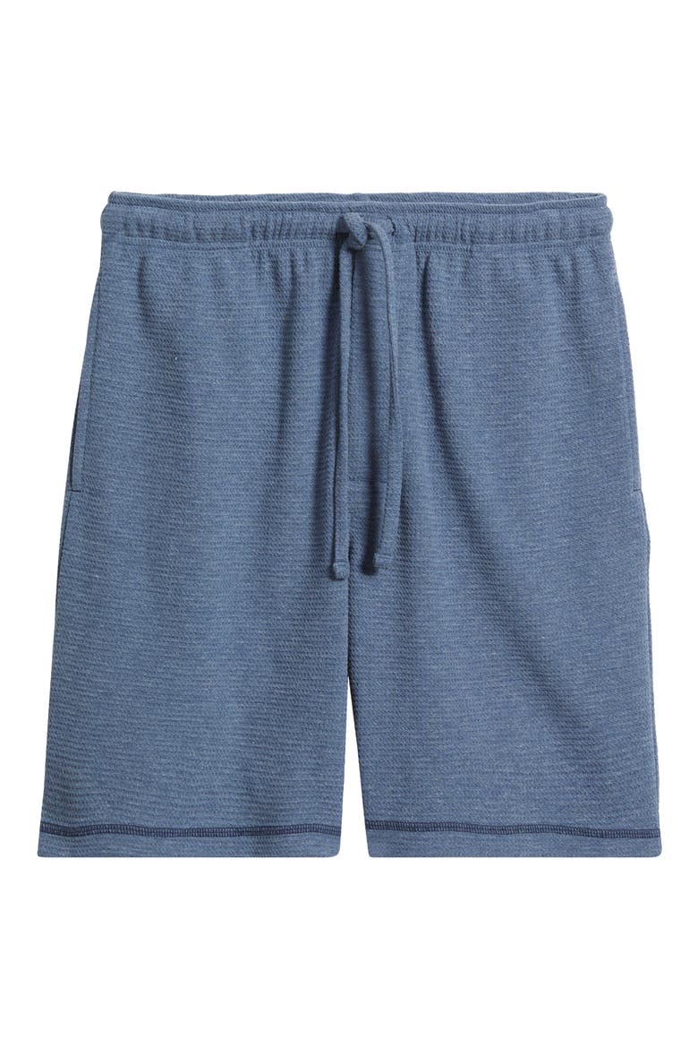 Coastal Heather Lounge Shorts, Alternate, color, HEATHER BLUE