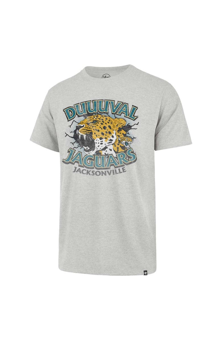 '47 Men's '47 Gray Jacksonville Jaguars Regional Franklin T-Shirt, Alternate, color, 