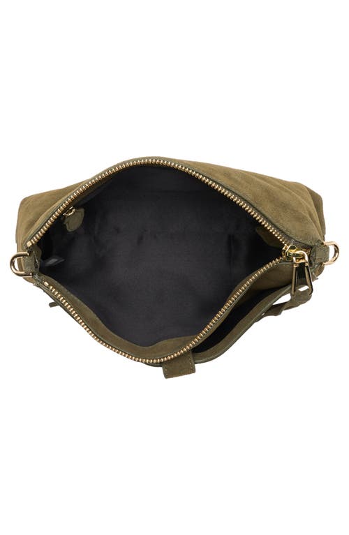 Rebecca Minkoff Megan Top Zip Crossbody Bag In Green