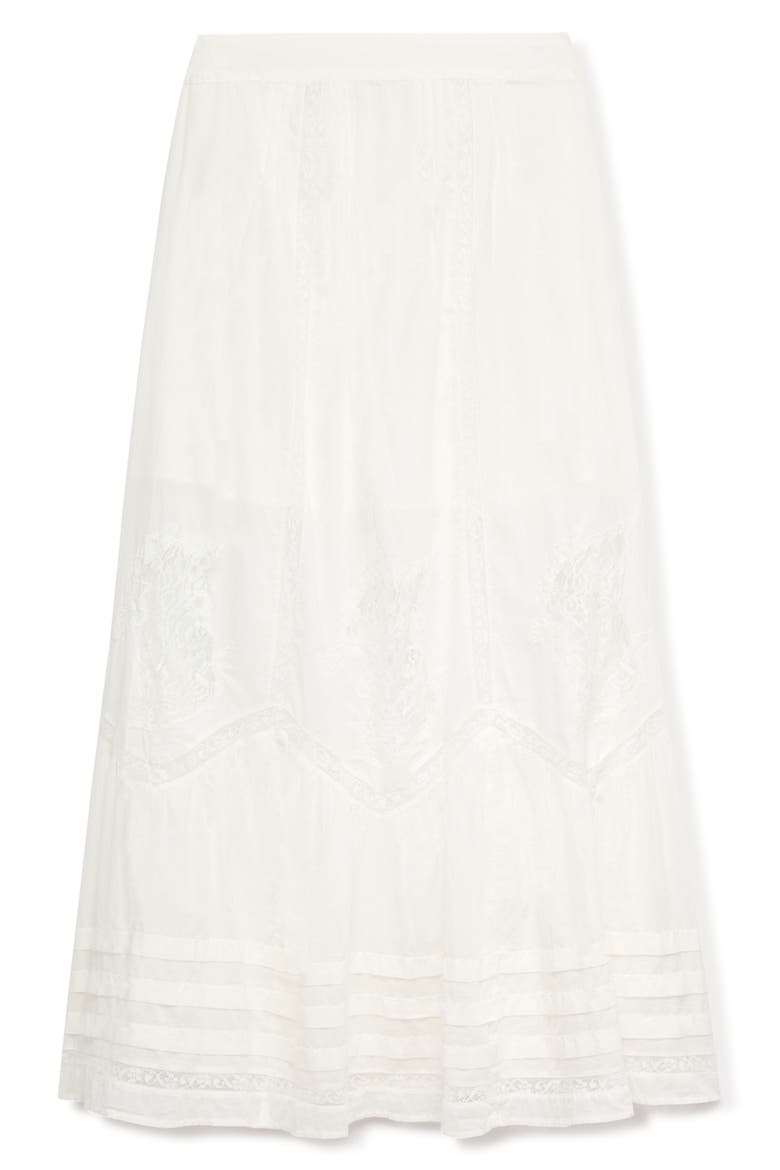 Cotton Maxi Skirt, Alternate, color, SOFT WHITE