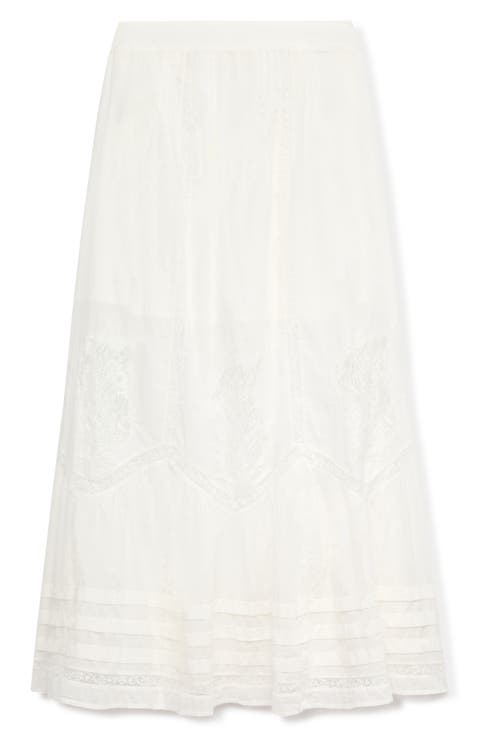 Cotton Maxi Skirt