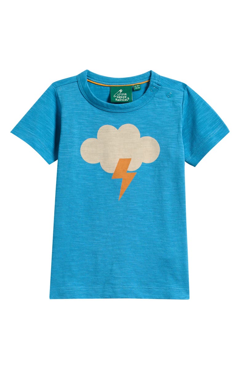 Little Green Radicals Kids' Cloud Popper T-Shirt, Main, color, Blue