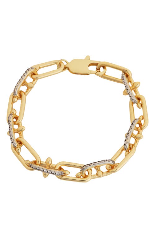 Panacea Pavé Link Bracelet In Gold