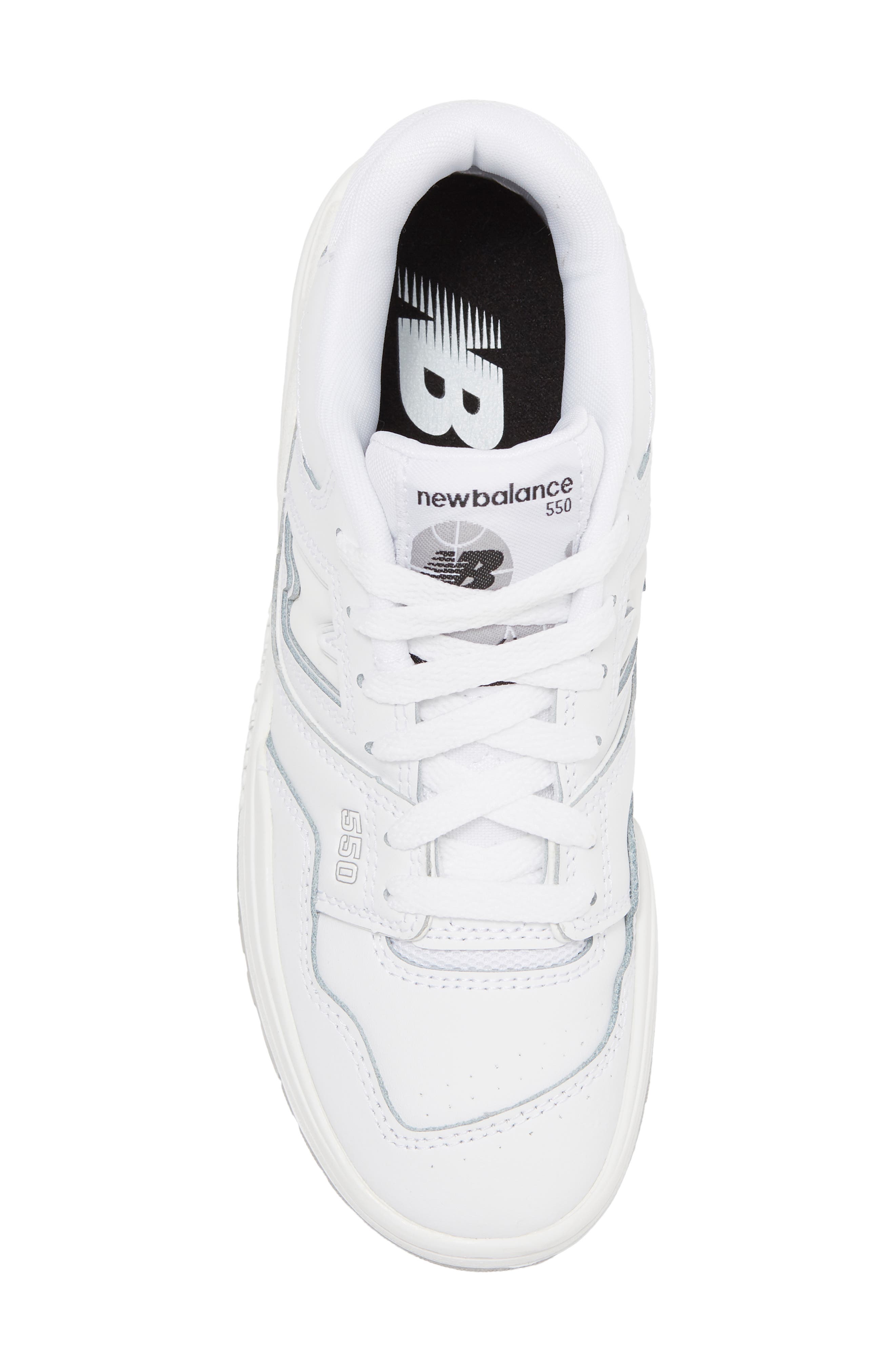 New Balance Kids' 550 Basketball Sneaker, Alternate, color, White