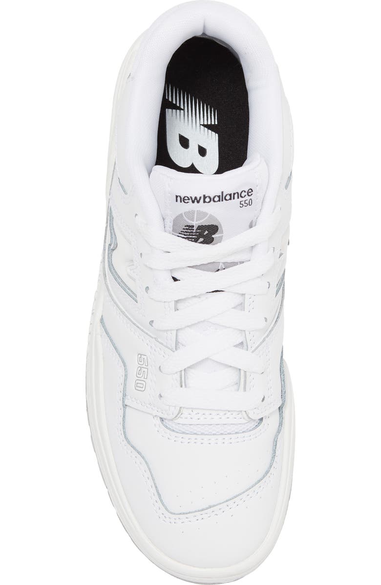 New Balance Kids' 550 Basketball Sneaker, Alternate, color, White