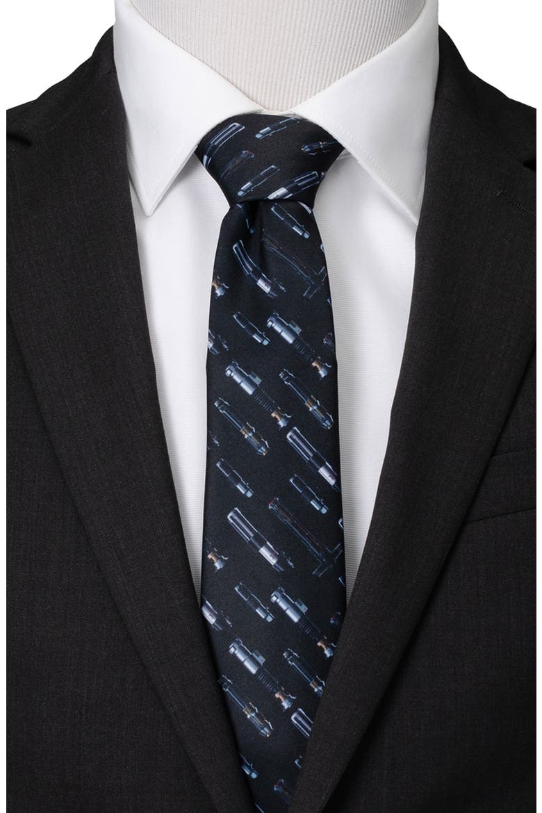 Star Wars™ Lightsaber Tie, Alternate, color, BLACK