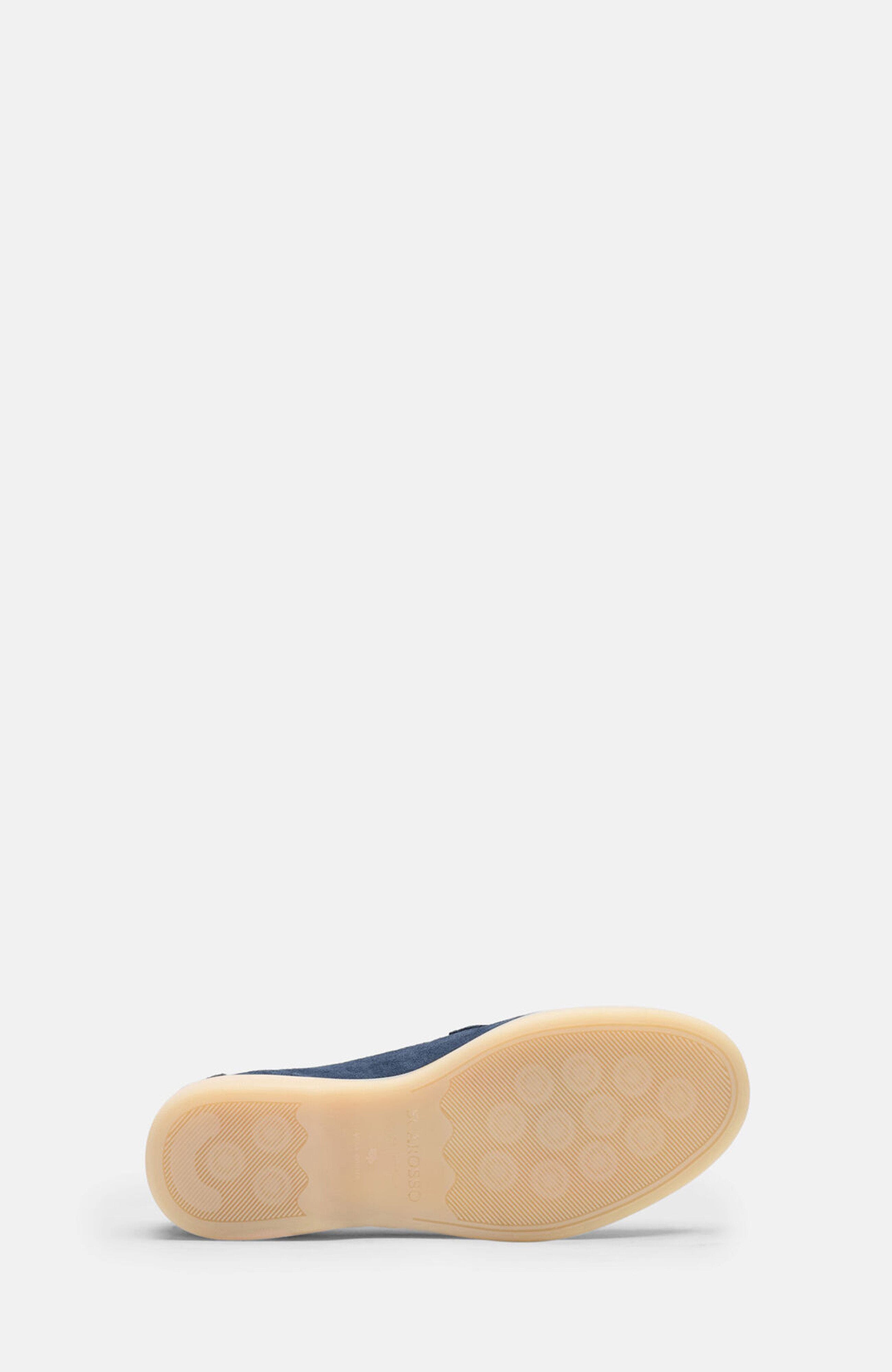 Ludovico Boy Loafers, Alternate, color, Steel Blue - Suede