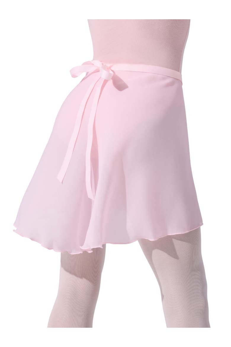 Georgette Wrap Skirt, Alternate, color, pink