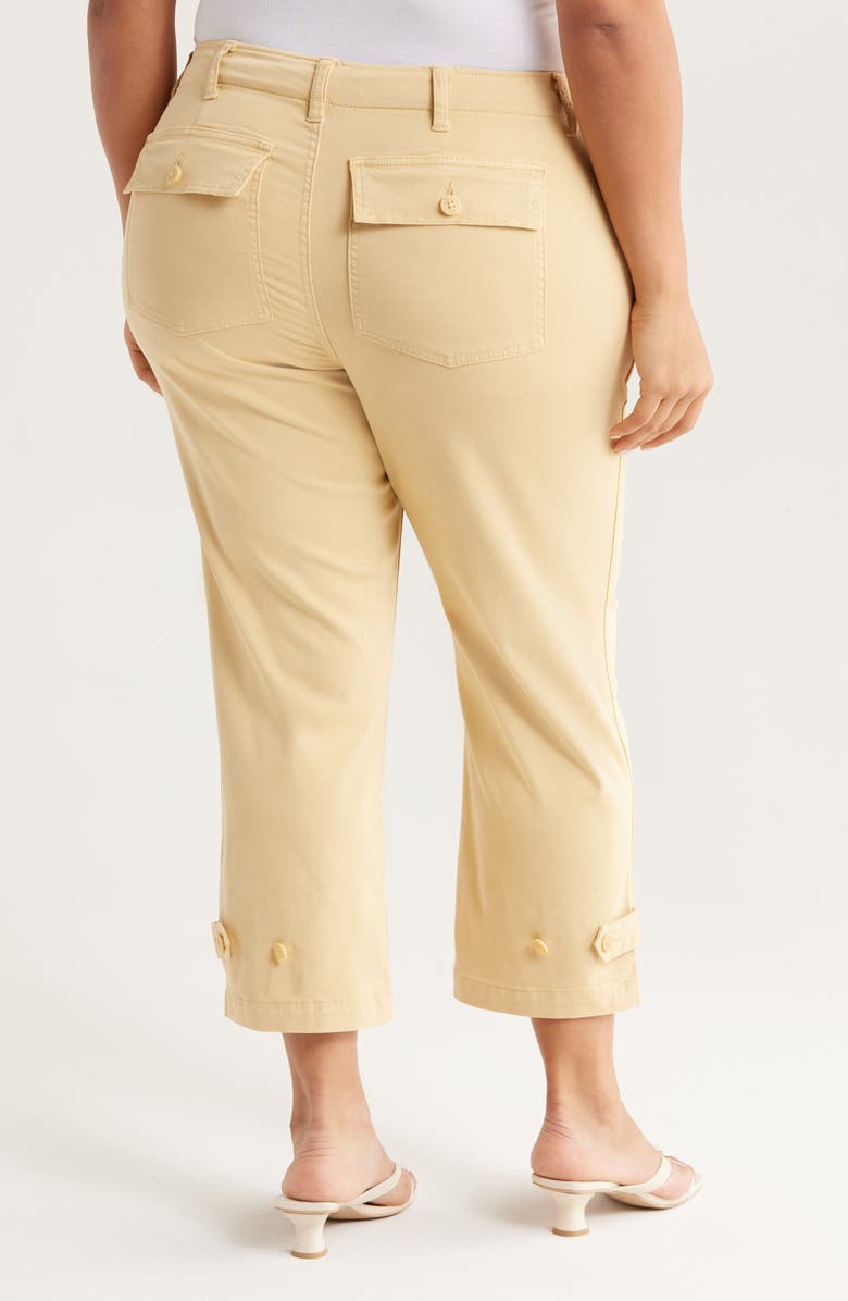 Liverpool Los Angeles Utility Crop Wide Leg Cargo Pants, Alternate, color,