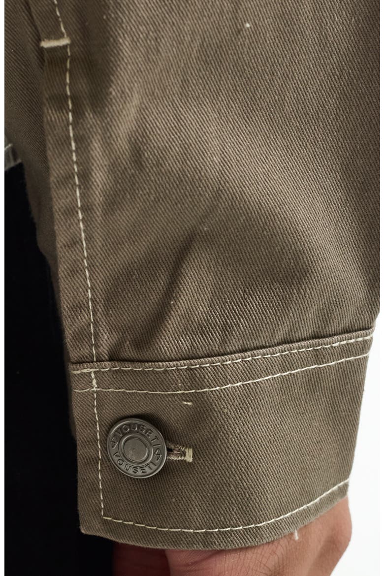 Off Duty Water Resistant Cotton Twill Chore Jacket, Alternate, color, COFFEE