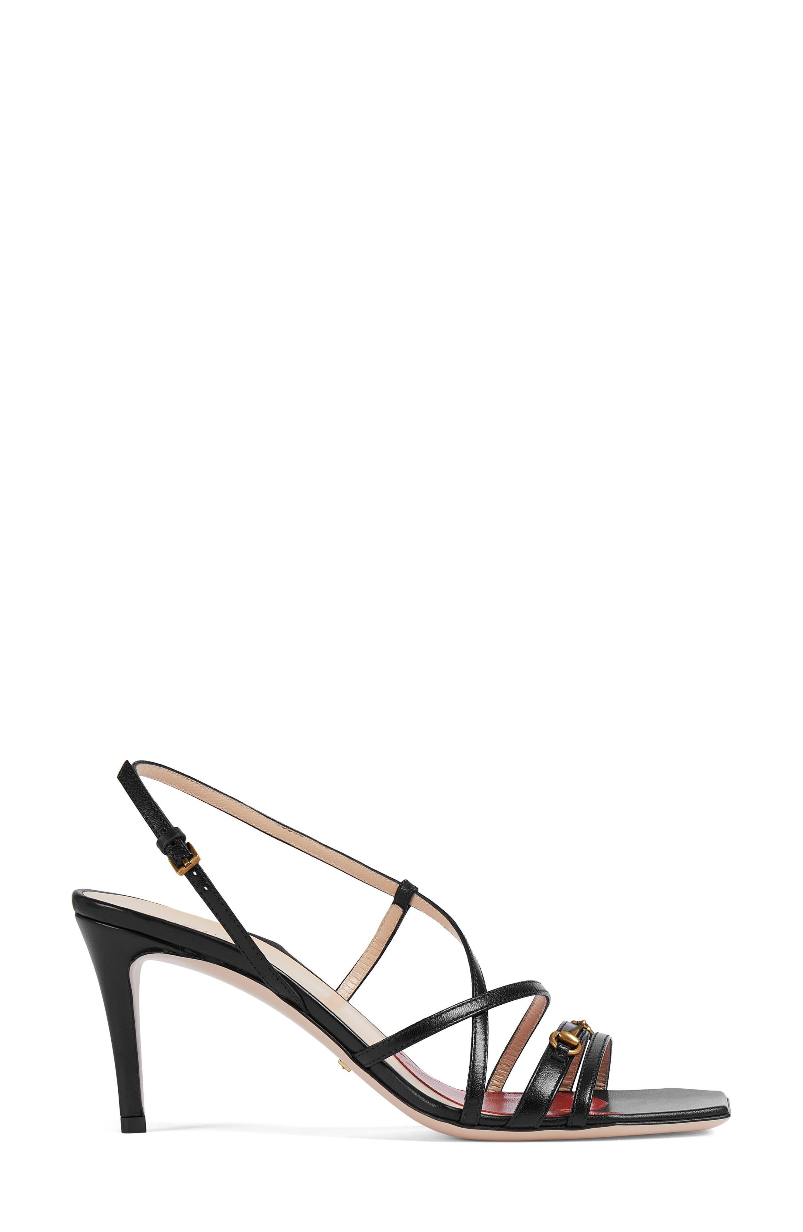Gucci Victoria Strappy Horsebit Sandal, Alternate, color, 