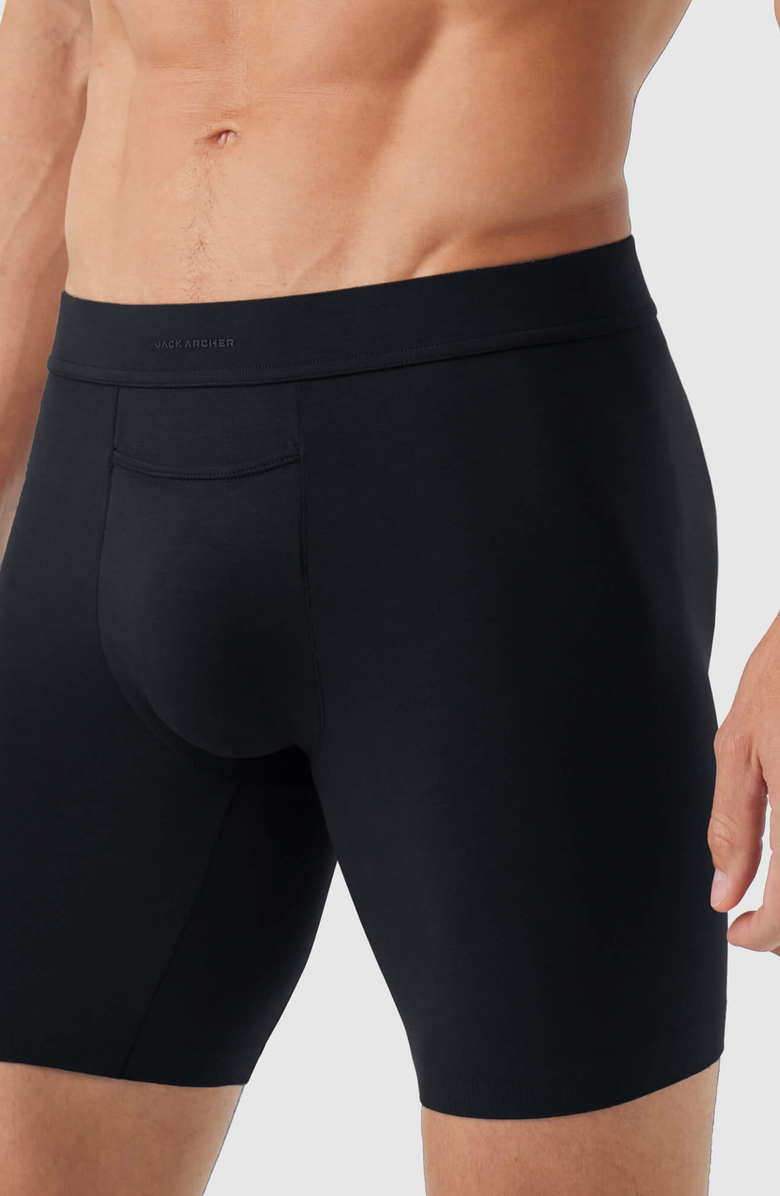 Jack Archer Jetsetter Boxer Brief, Alternate, color, Space Black
