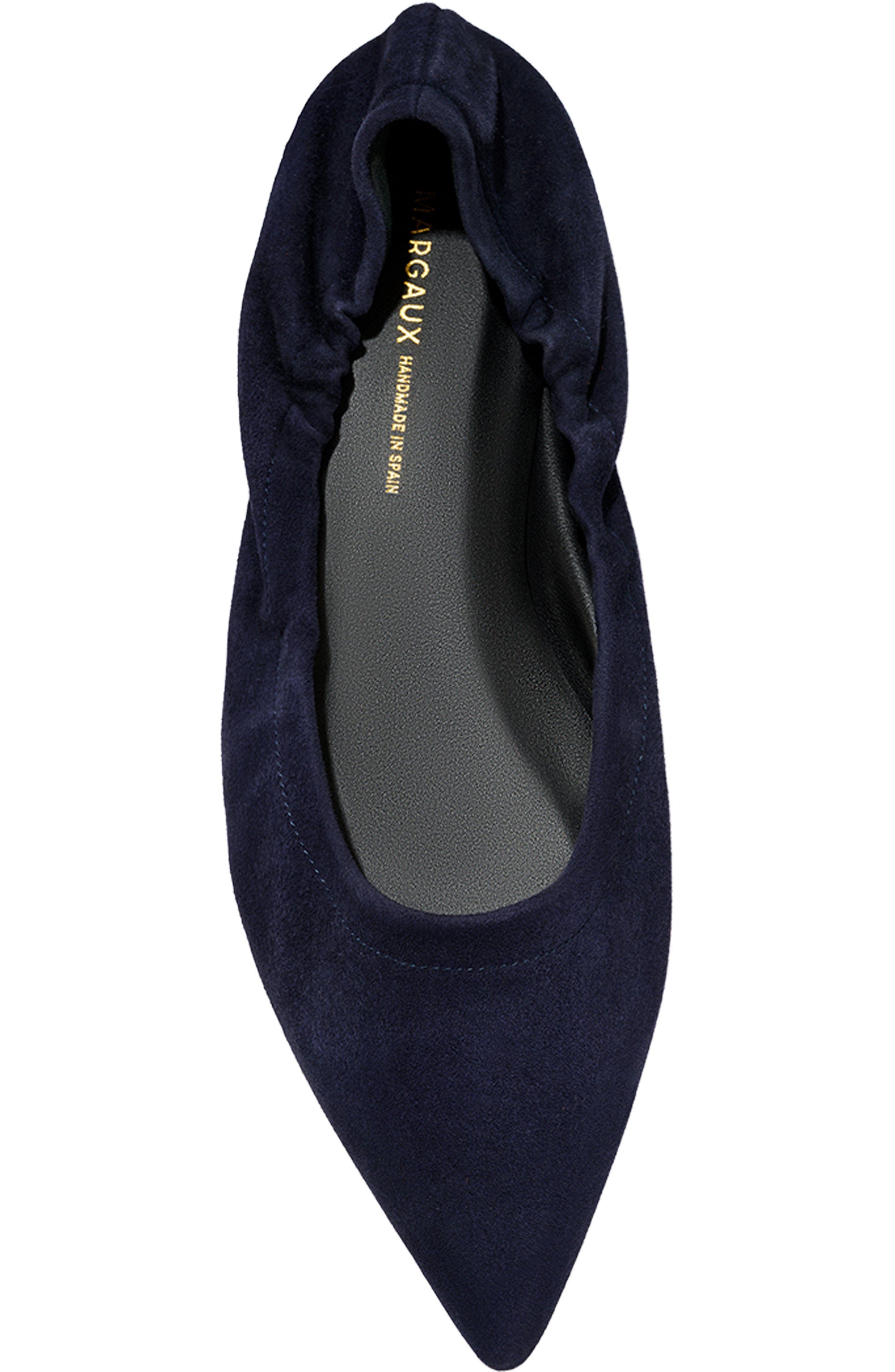 The Roma Ballet Flat, Alternate, color, Indigo Suede