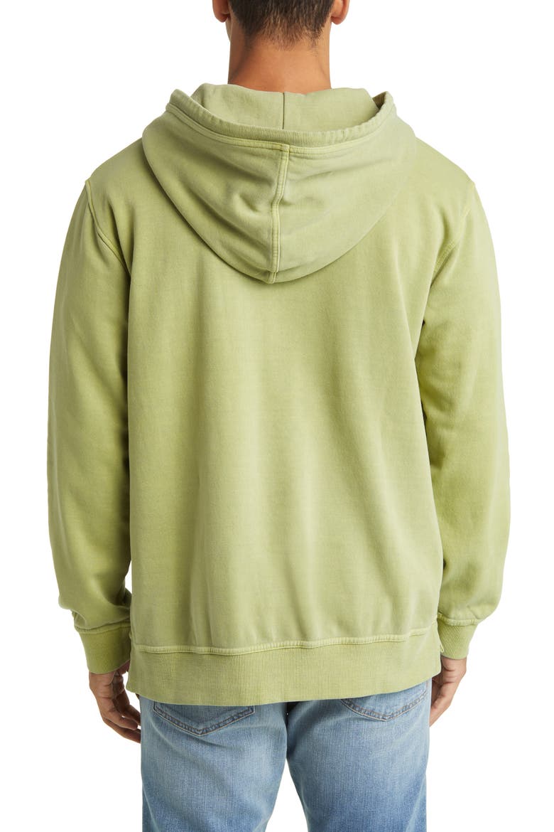 Fleece Hoodie, Alternate, color, SAGE