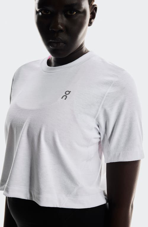 On Train-t Crop Top In White