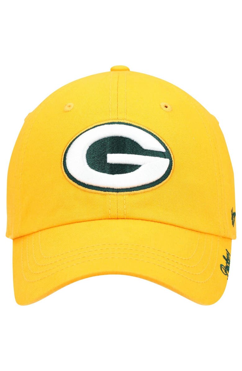 '47 Women's '47 Gold Green Bay Packers Miata Clean Up Secondary Adjustable Hat, Alternate, color, Gold