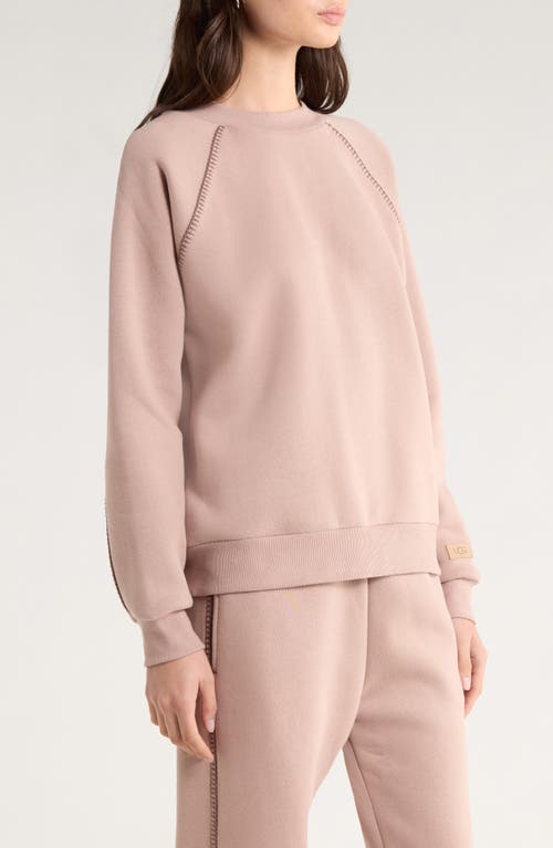 Ugg(r) Classic Cotton Blend Sweatshirt In Pink