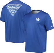 Columbia Men's Columbia Royal Kentucky Wildcats Terminal Tackle Omni-Shade T-Shirt