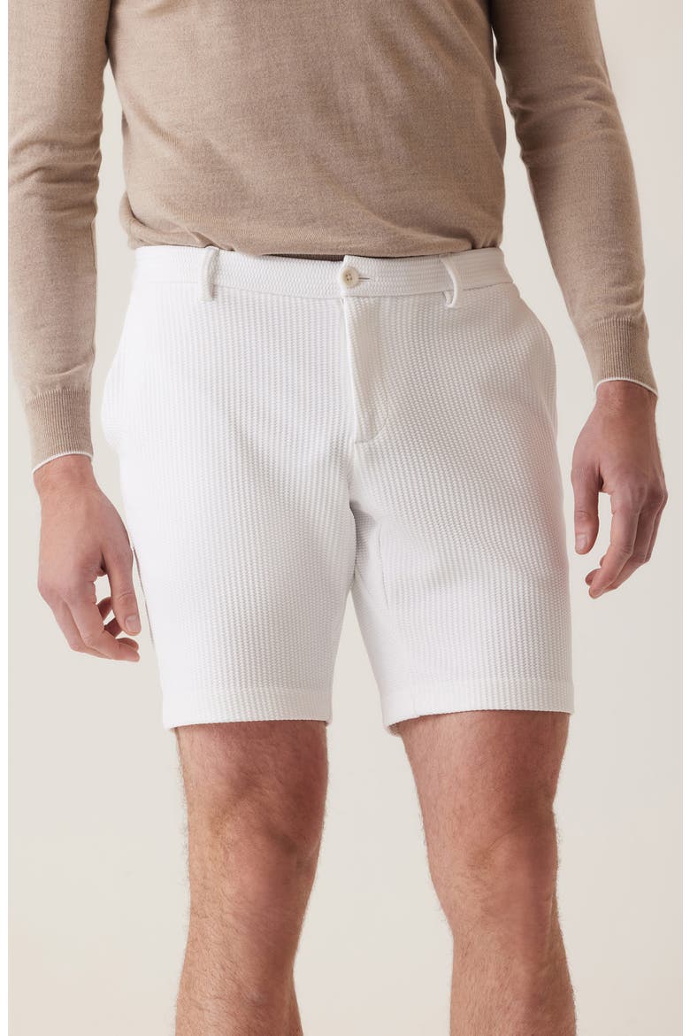 Oasis Hyperloop Honeycomb Bermuda Shorts, Alternate, color, WHITE