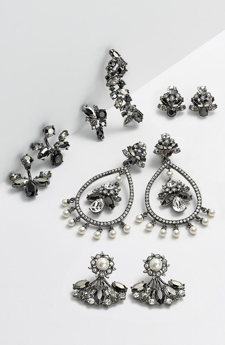 Marchesa 'Poppy' Mismatched Earrings, Alternate, color,