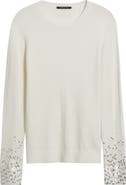 KOBI HALPERIN Lainey Sequin Cuff Sweater