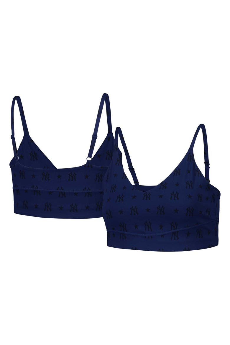 Women's Terez Navy New York Yankees Active Bra, Main, color, Navy