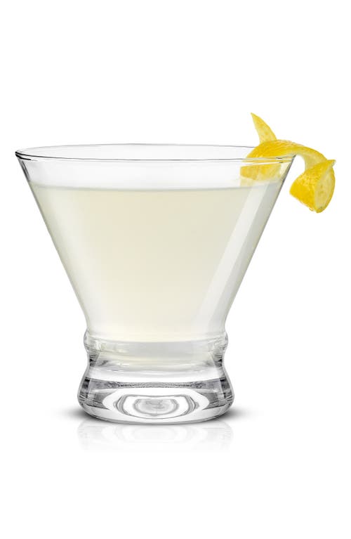 Joyjolt Afina Set Of 6 Martini Glasses In Transparent
