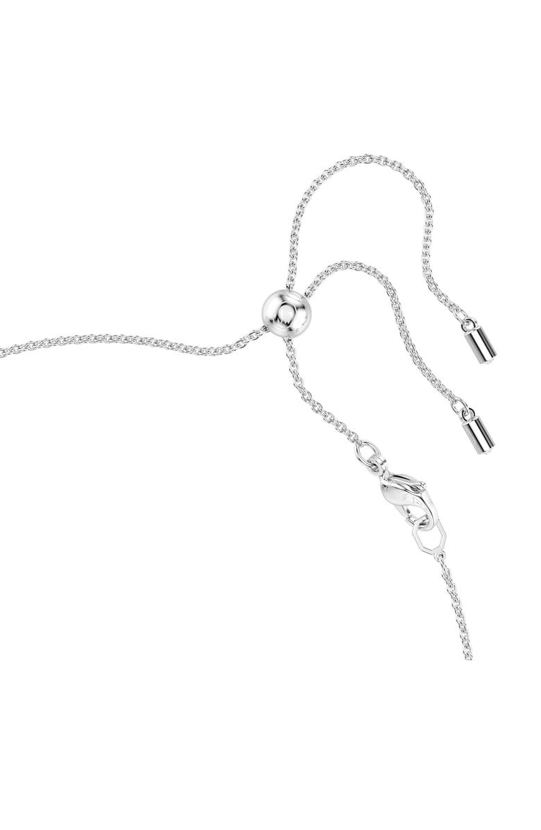 Swarovski x Ariana Grande Crystal & Faux Pearl Choker, Alternate, color, White