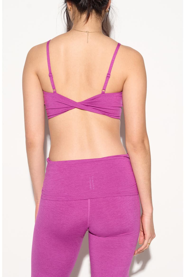 Sloane Sports Bra, Alternate, color, HEATHER WILD ORCHID