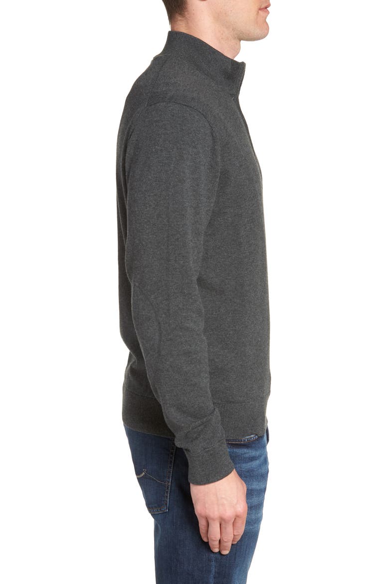 Houston Texans - Lakemont Regular Fit Quarter Zip Sweater, Alternate, color, CHARCOAL HEATHER