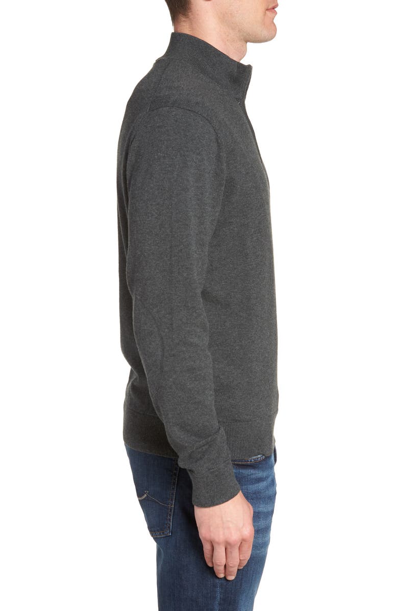 Cutter & Buck Houston Texans - Lakemont Regular Fit Quarter Zip Sweater, Alternate, color, 