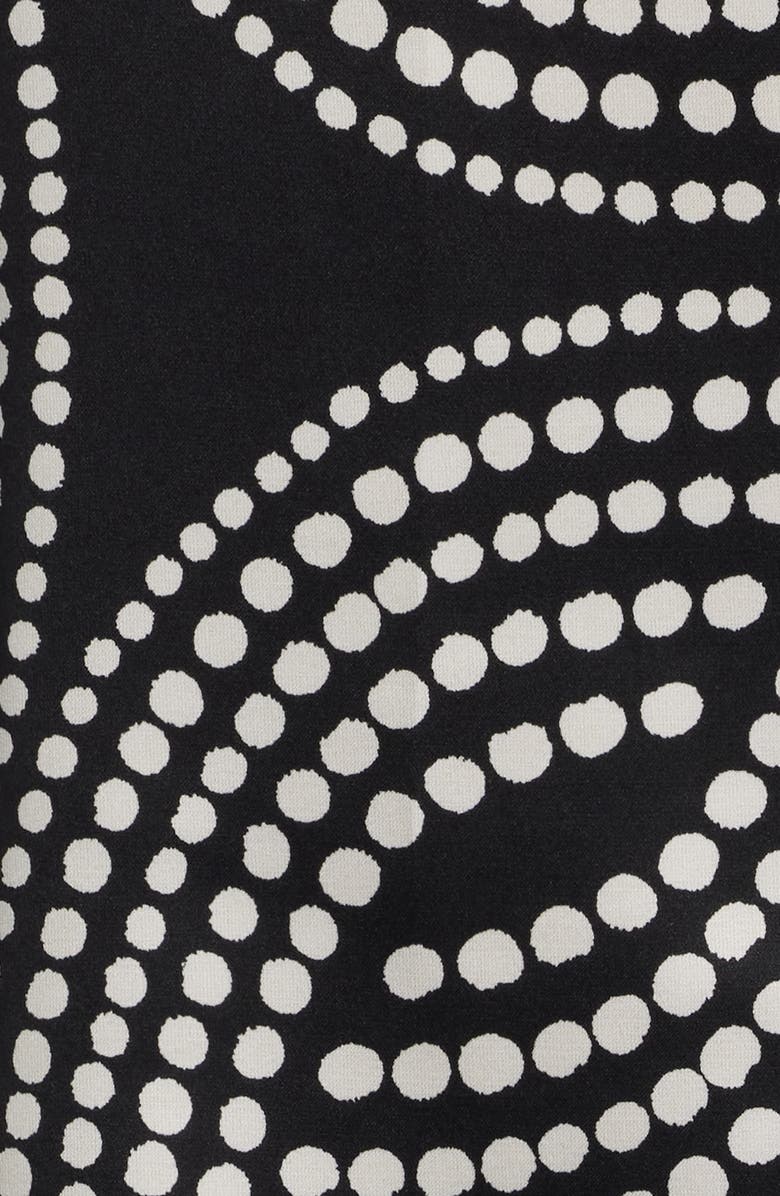 Anne Klein Abstract Print Blouse, Alternate, color, Anne Black/ White Dove