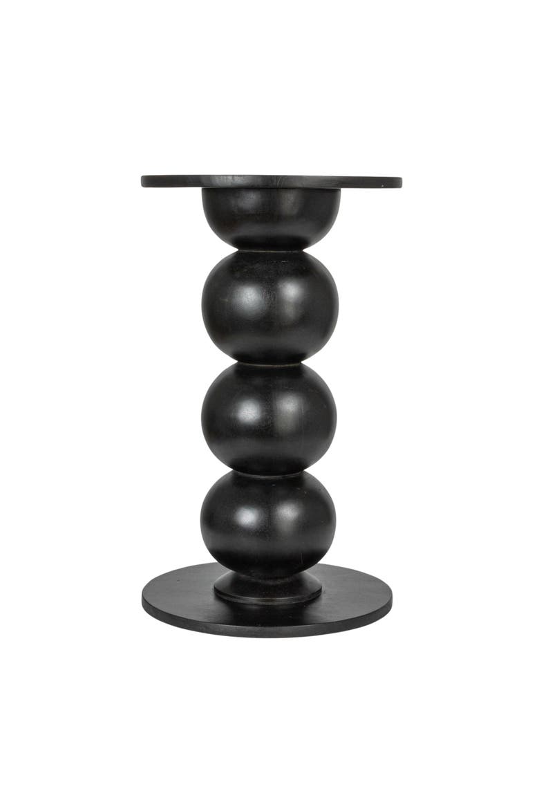 Over-Sized Bubble End Table, Alternate, color, Black