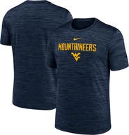 Nike Men's Nike Navy West Virginia Mountaineers 2025 Sideline Velocity Performance T-Shirt