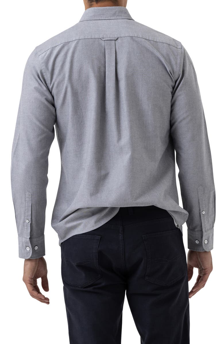 Rodd & Gunn North Island Solid Button-Down Shirt, Alternate, color, Tarmac