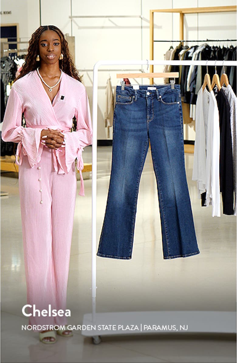 Good Petite Flare Jeans, sales video thumbnail