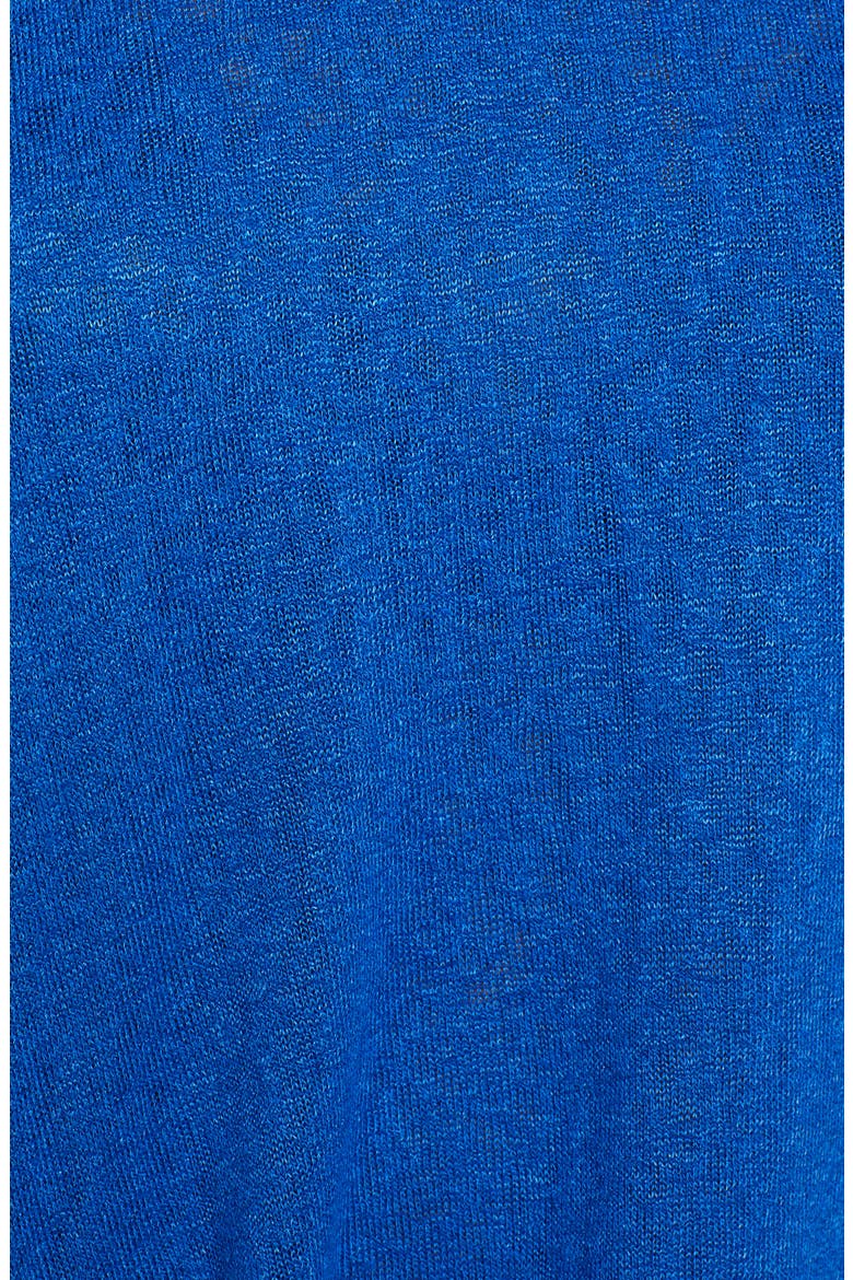 Side Tie Tee, Alternate, color, TRUE BLUE