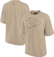Fanatics Signature Women's Fanatics Signature Khaki Kansas City Chiefs Elements Oversized T-Shirt