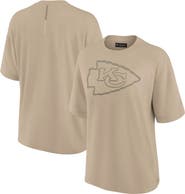 Fanatics Signature Women's Fanatics Signature Khaki Kansas City Chiefs Elements Oversized T-Shirt