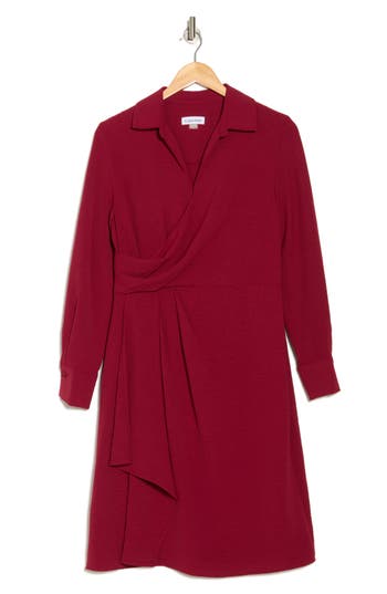 Calvin Klein Long Sleeve A-line Dress