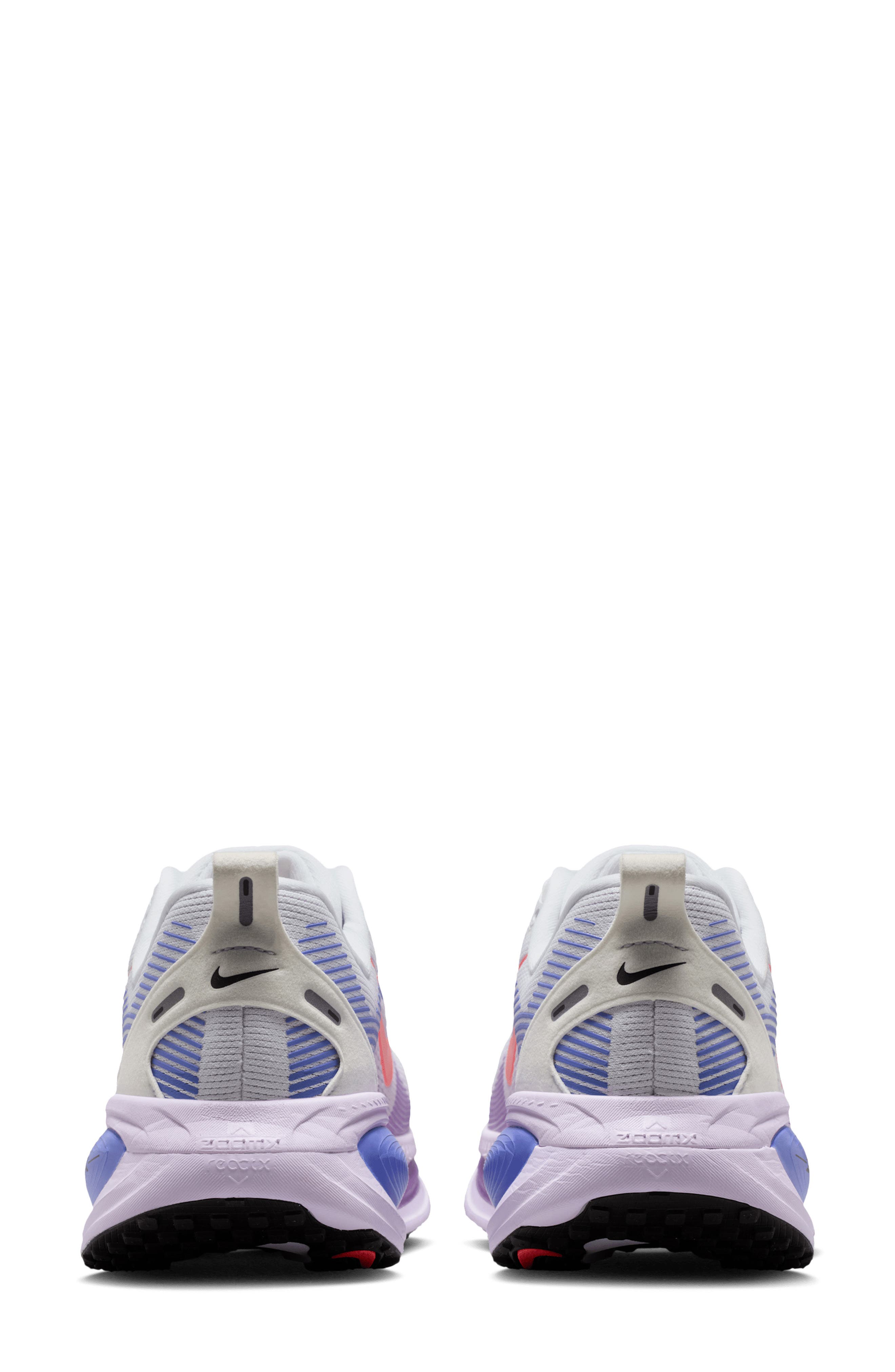 Vomero 18 Running Shoe, Alternate, color, WHITE/ VIOLET/ SAPPHIRE/ LAVA
